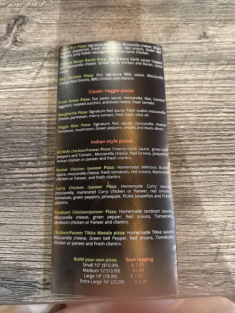 Ontario Pizza Menu image 1
